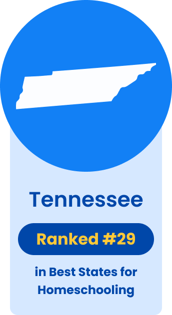 Tennessee Ranked #29 in Best States For Homeschooling